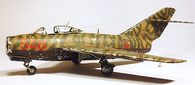 Истребитель МиГ-15 майора И.П.Галышевского